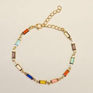 Multicolor Gold Bracelet